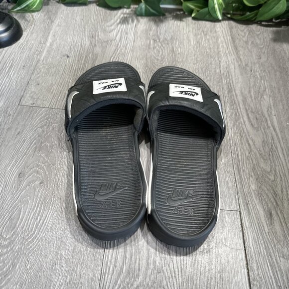 Nike Air Max 90 Womens Slides Sandals CT5241-002 Black/White Size 7 - Picture 5 of 10